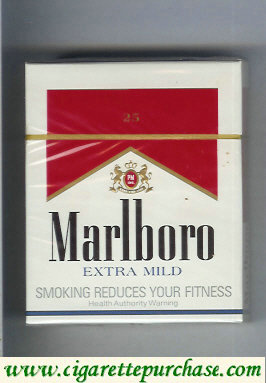 Marlboro Extra Mild 25 cigarettes hard box